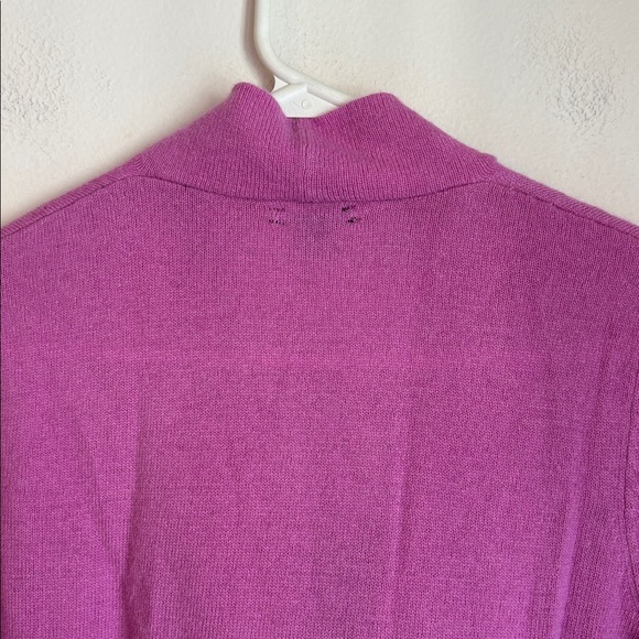 Ann Taylor Cowl neck Magenta wool angora rabbit hair cashmere Sweater small NWT - Picture 11 of 13